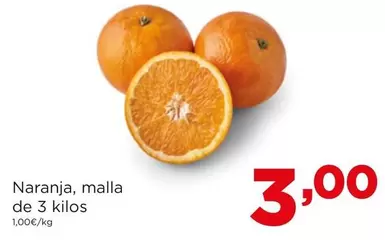 Oferta de Naranja, Malla De 3 Kilos por 3€ en Alimerka