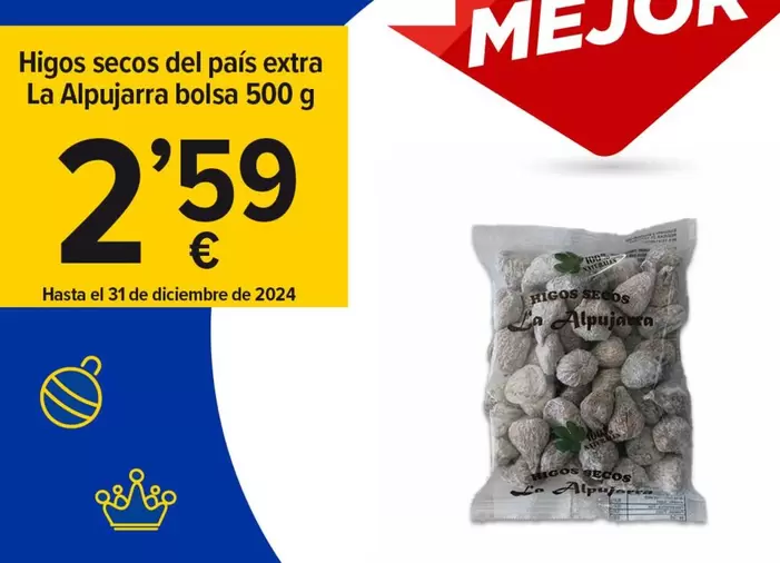 Oferta de La Alpujarra - Higos Secos Del País Extra por 2,59€ en Cash Fresh