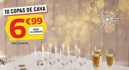 Oferta de Copas De Cava por 6,99€ en GiFi