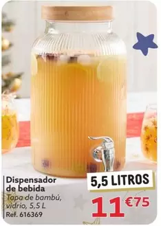 Oferta de Dispensador De Bebida por 11,75€ en GiFi