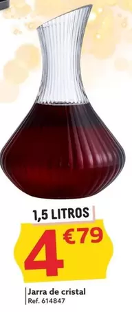 Oferta de Cristal - Jarra De por 4,79€ en GiFi