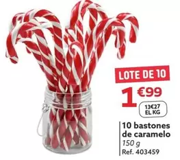 Oferta de Caramelo - 10 Bastones De por 1,99€ en GiFi