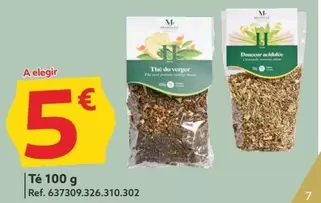 Oferta de Té 100 G por 5€ en GiFi