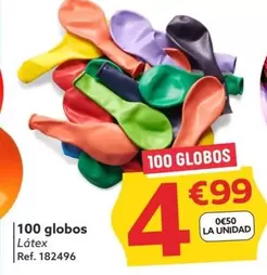 Oferta de 100 Globos por 4,99€ en GiFi