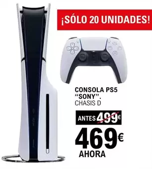 Oferta de Sony - Consola PS5 por 469€ en E.Leclerc