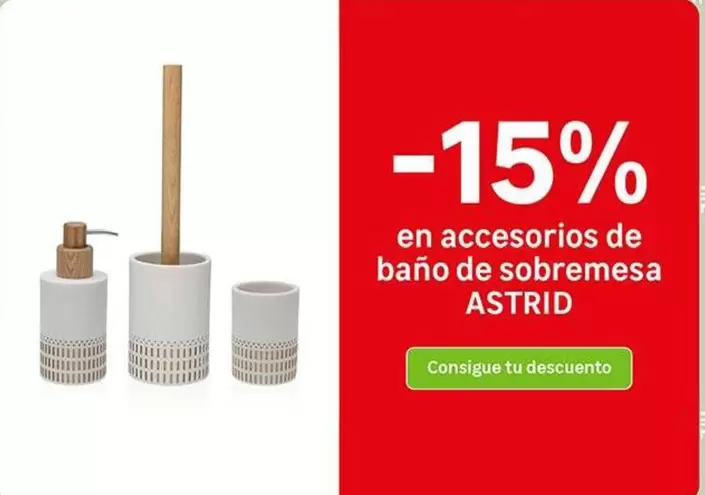 Oferta de En Accesorios De Baño De Sobremesa en Leroy Merlin