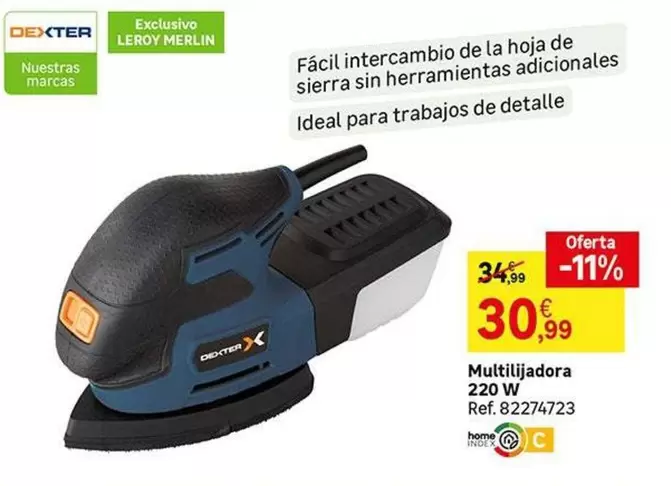 Oferta de Dexter - Multilijadora 220 W por 30,99€ en Leroy Merlin