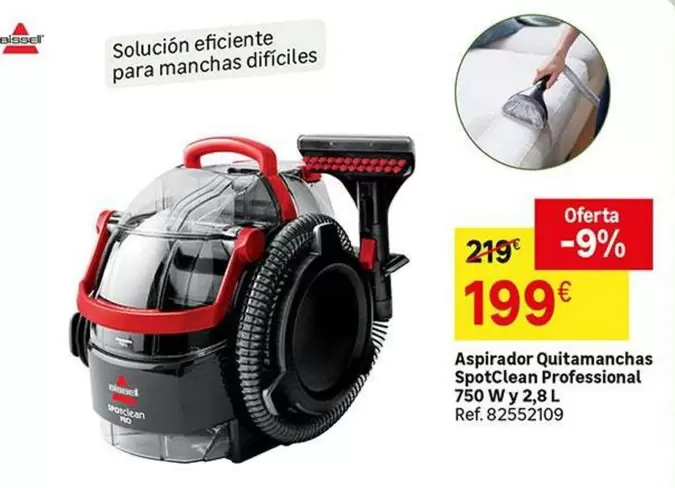 Oferta de Aspirador Quitamanchas Spotclean Professional por 199€ en Leroy Merlin