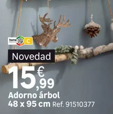 Oferta de Home - Adorno Arbol por 15,99€ en Leroy Merlin