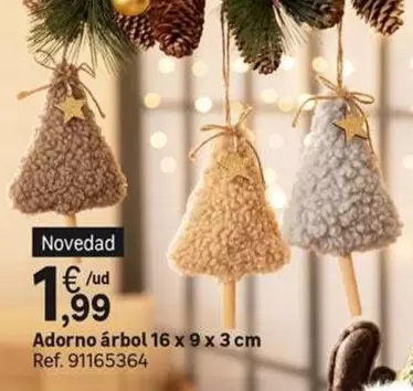 Oferta de Adorno Arbol por 1,99€ en Leroy Merlin