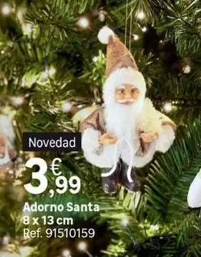 Oferta de Adorno Santa por 3,99€ en Leroy Merlin