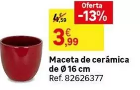 Oferta de Maceta De Cerámica por 3,99€ en Leroy Merlin