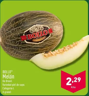 Oferta de Bollo - Melon por 2,29€ en ALDI