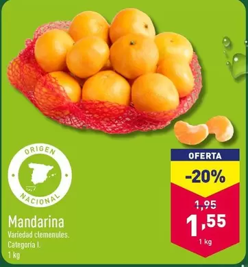 Oferta de Mandarina por 1,55€ en ALDI