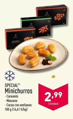 Oferta de Caramelo - Minichurros por 2,99€ en ALDI