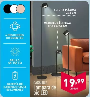 Oferta de Bateria De 2,600mah Hasta por 19,99€ en ALDI