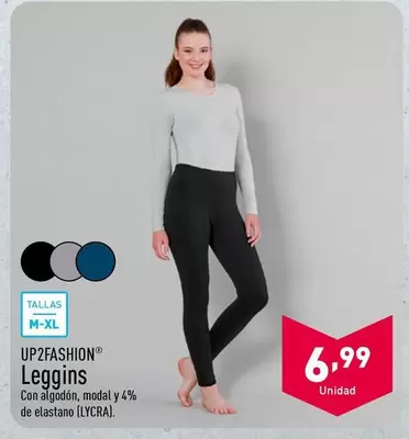 Oferta de Up2fashion - Leggins por 6,99€ en ALDI