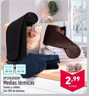 Oferta de Medias Termicas por 2,99€ en ALDI