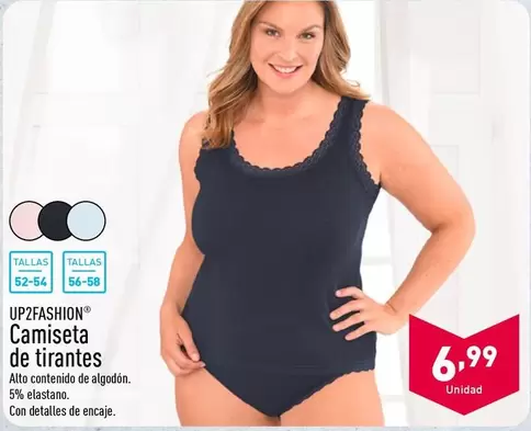 Oferta de Camiseta De Tirantes por 6,99€ en ALDI