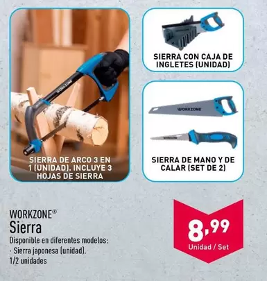 Oferta de Workzone - Sierra por 8,99€ en ALDI