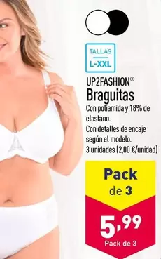 Oferta de Up2fashion - Braguitas por 2€ en ALDI