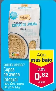 Oferta de Golden Bridge - Copos De Avena Integral por 0,82€ en ALDI