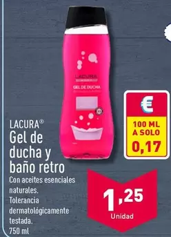 Oferta de Lacura - Gel De Ducha Y Bano Retro por 1,25€ en ALDI