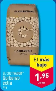 Oferta de El Cultivador - Garbanzo Extra por 1,95€ en ALDI