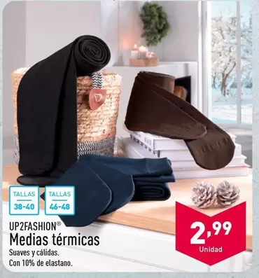 Oferta de Up2fashion - Medias Termicas por 2,99€ en ALDI