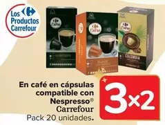 Oferta de Carrefour - En Café En Cápsulas Compatible Con Nespresso en Carrefour Market