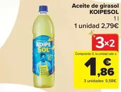 Oferta de Koipesol - Aceite De Girasol por 2,79€ en Carrefour Market