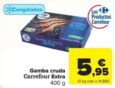 Oferta de Carrefour - Gamba Cruda Extra por 5,95€ en Carrefour Market