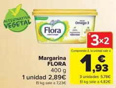 Oferta de Flora - Margarina por 2,89€ en Carrefour Market