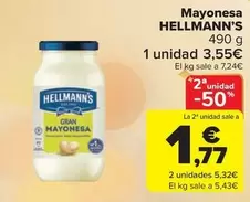 Oferta de Hellmann's - Mayonesa por 3,55€ en Carrefour Market