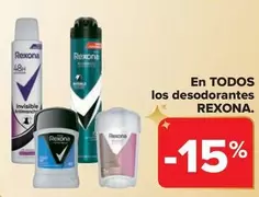 Oferta de Rexona - En Todos Los Desodorantes en Carrefour Market