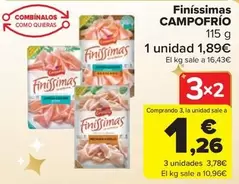 Oferta de Campofrío - Finissimas por 1,89€ en Carrefour Market