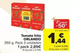 Oferta de Orlando - Tomate Frito por 2,89€ en Carrefour Market