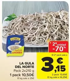 Oferta de La Gula del Norte - Pack 2x210g por 10,5€ en Carrefour Market