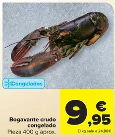 Oferta de Bogavante Crudo Congelado por 9,95€ en Carrefour Market