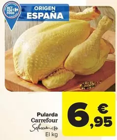 Oferta de Carrefour - Pularda por 6,95€ en Carrefour Market