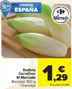 Oferta de Carrefour - Endivia por 1,29€ en Carrefour Market