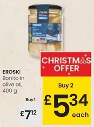 Oferta de Eroski - Bonito In Olive Oil por 7,12€ en Eroski