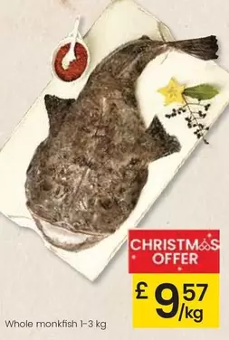 Oferta de Whole Monkfish por 9,57€ en Eroski