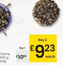 Oferta de Clams por 10,86€ en Eroski