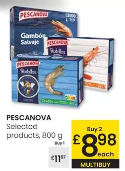 Oferta de Pescanova - Selected Products por 11,97€ en Eroski