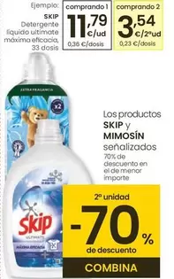 Oferta de Skip/Mimosín - Los Productos por 11,79€ en Eroski