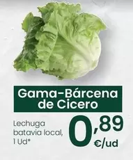 Oferta de Lechuga Batavia Local por 0,89€ en Eroski