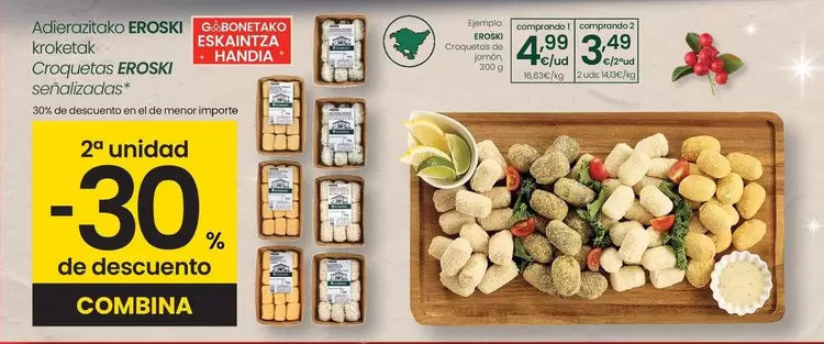 Oferta de Eroski - Croquetas por 4,99€ en Eroski