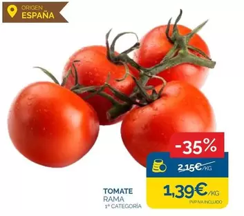 Oferta de Origen - Tomate Rama por 1,39€ en Supermercados La Despensa