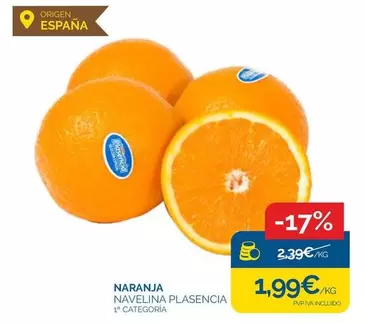 Oferta de Origen - Naranja por 1,99€ en Supermercados La Despensa